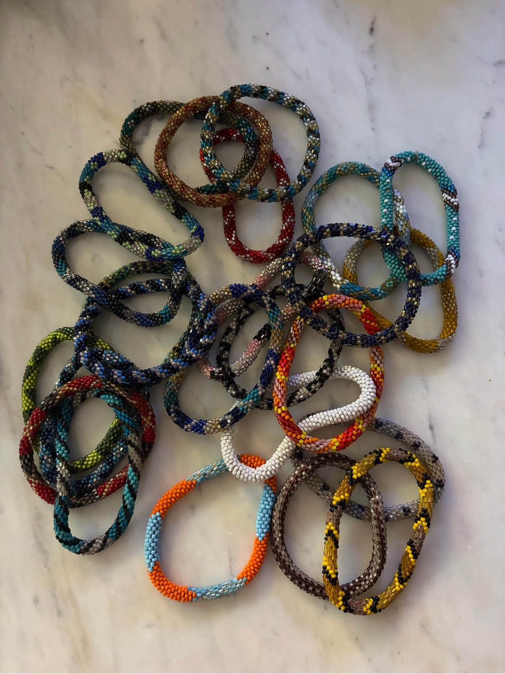 Beaded Bracelet Set - Multicolor